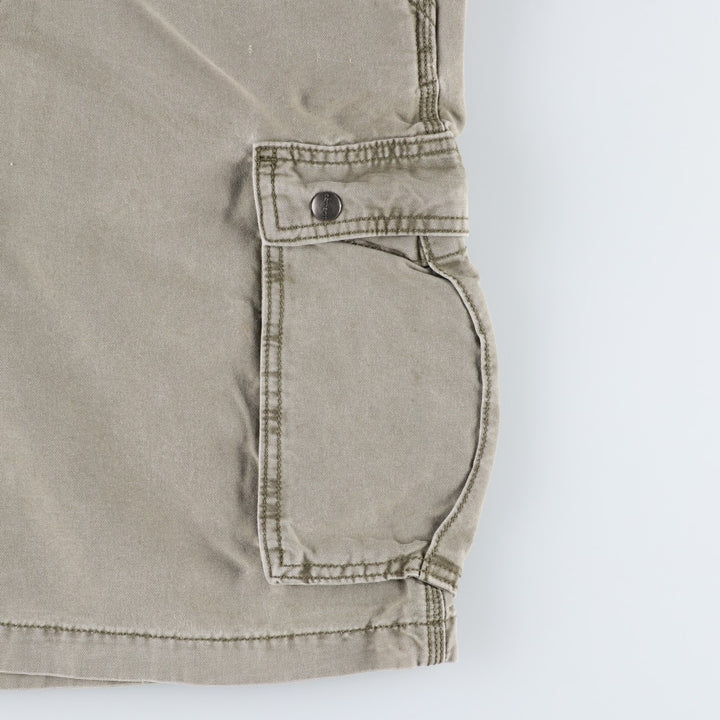 Carhartt Relaxed Fit Duck Cargo Shorts, Men's, W34 equivalent cotton Khaki type Vintage Second Hand