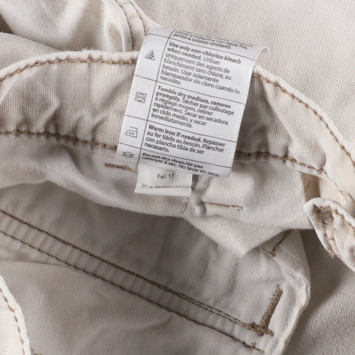 Carhartt Relaxed Fit Duck Cargo Shorts, Men's, W34 equivalent cotton Beige type Vintage Second Hand