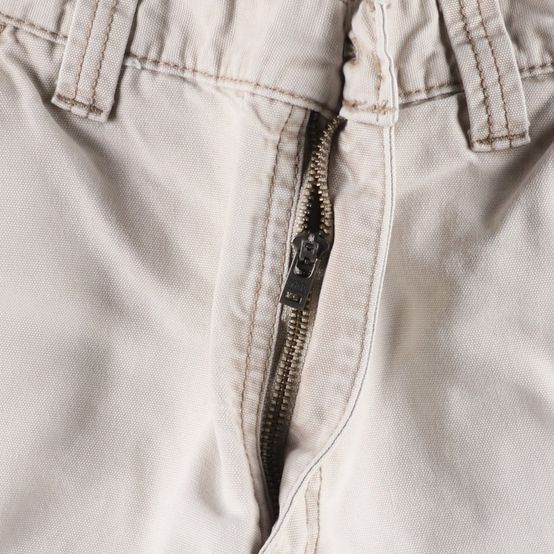 Carhartt Relaxed Fit Duck Cargo Shorts, Men's, W34 equivalent cotton Beige type Vintage Second Hand