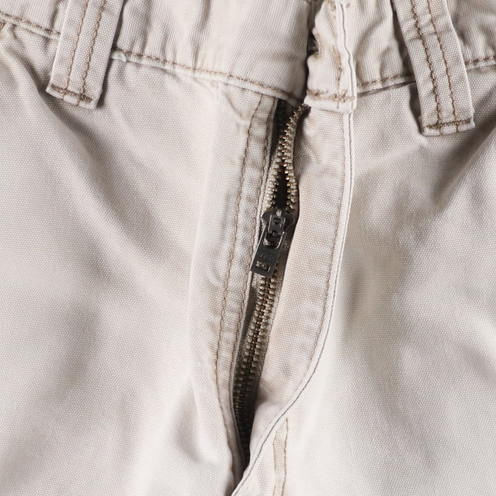 Carhartt Relaxed Fit Duck Cargo Shorts, Men's, W34 equivalent cotton Beige type Vintage Second Hand