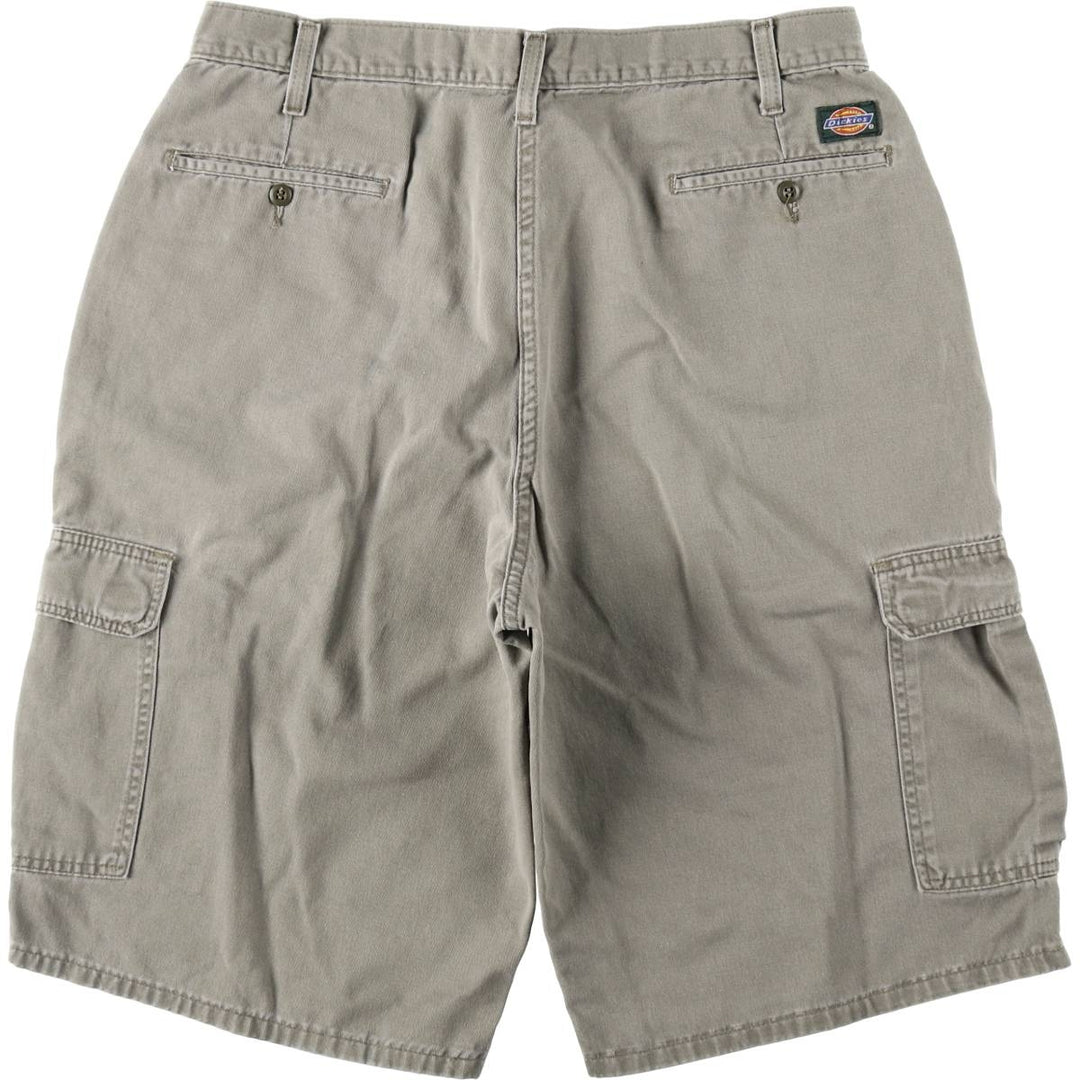Dickies cargo shorts, men's size W34 (approx.) cotton gray type Vintage Second Hand