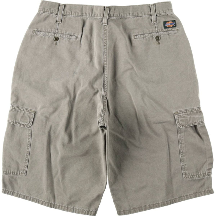 Dickies cargo shorts, men's size W34 (approx.) cotton gray type Vintage Second Hand