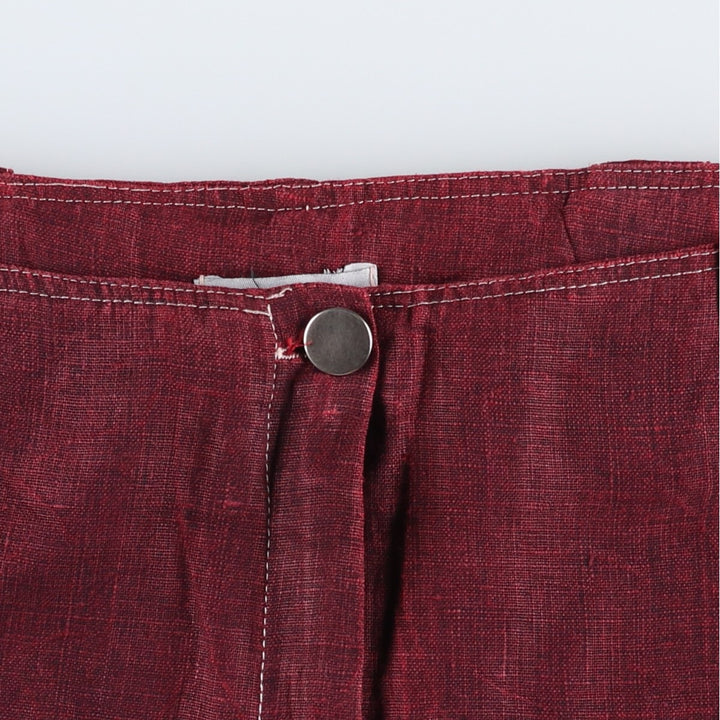 COCO company bootcut flare pants, women's size L (equivalent to W29). unclear wine-red Vintage Second Hand