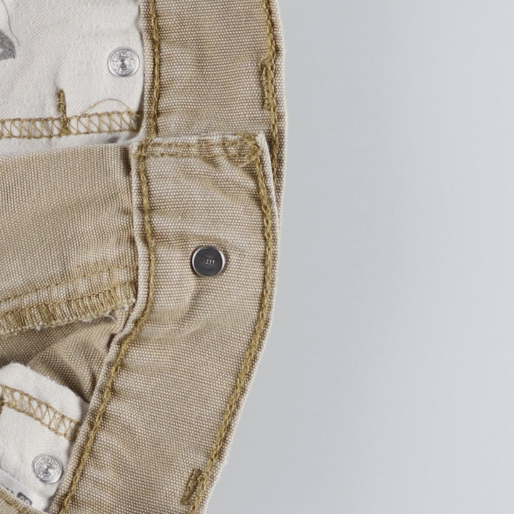 Levi's 514 Straight Denim Pants, Women's Size L (equivalent to W30) cotton Beige type Vintage Second Hand