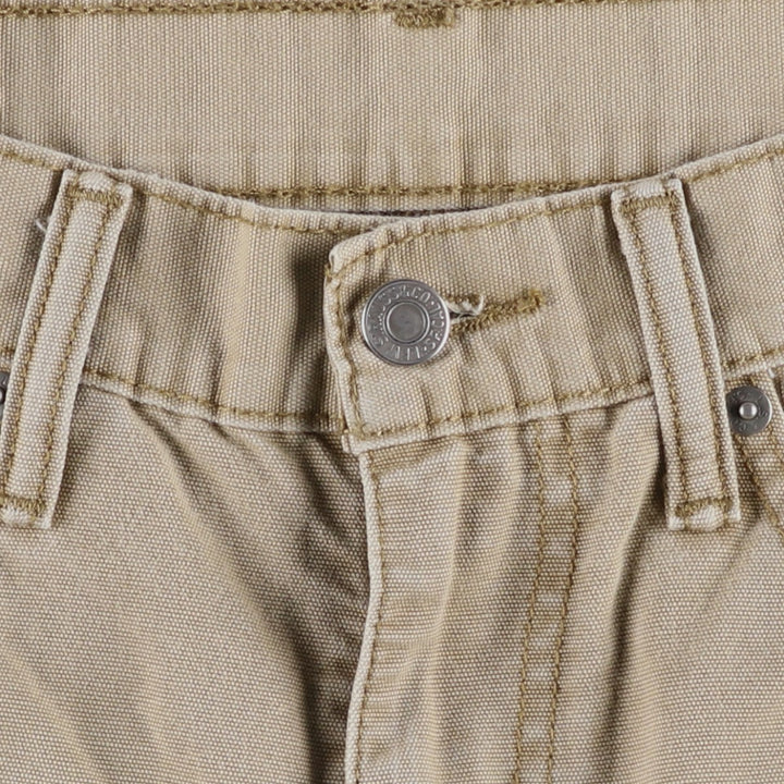 Levi's 514 Straight Denim Pants, Women's Size L (equivalent to W30) cotton Beige type Vintage Second Hand
