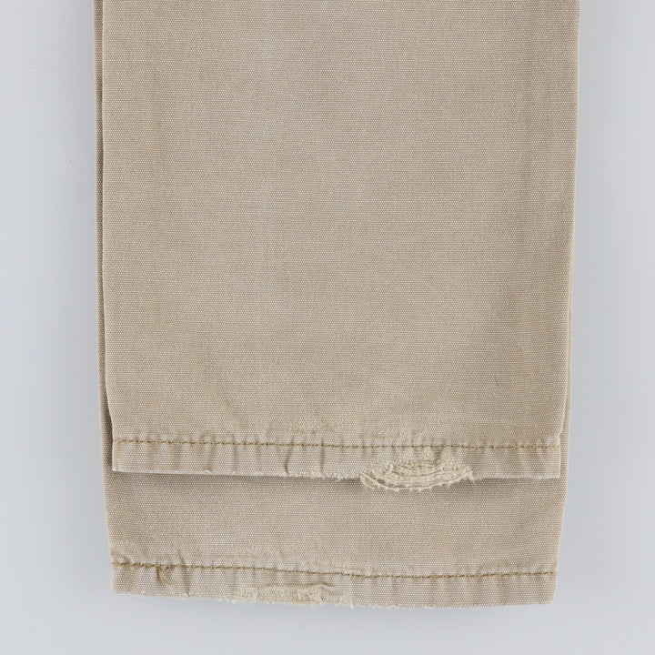 Levi's 514 Straight Denim Pants, Women's Size L (equivalent to W30) cotton Beige type Vintage Second Hand