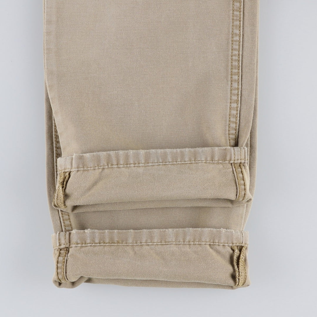 Levi's 514 Straight Denim Pants, Women's Size L (equivalent to W30) cotton Beige type Vintage Second Hand