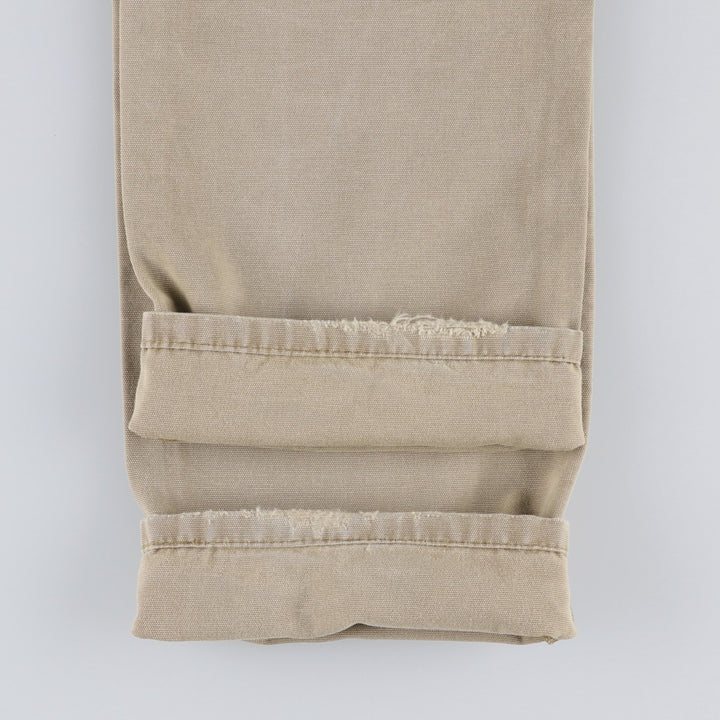 Levi's 514 Straight Denim Pants, Women's Size L (equivalent to W30) cotton Beige type Vintage Second Hand