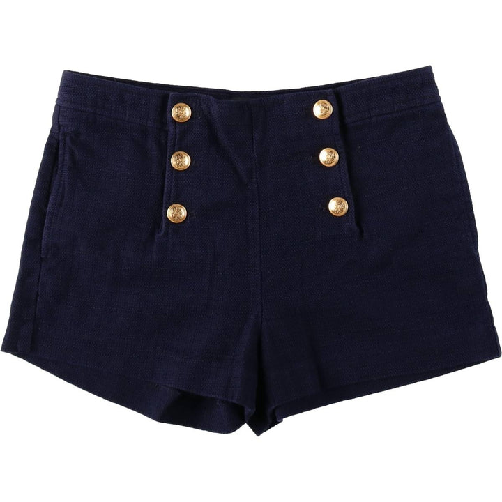 Banana Republic Cotton Shorts, Sailor Pants, Women's XL (equivalent to W31) cotton navy blue type Vintage Second Hand