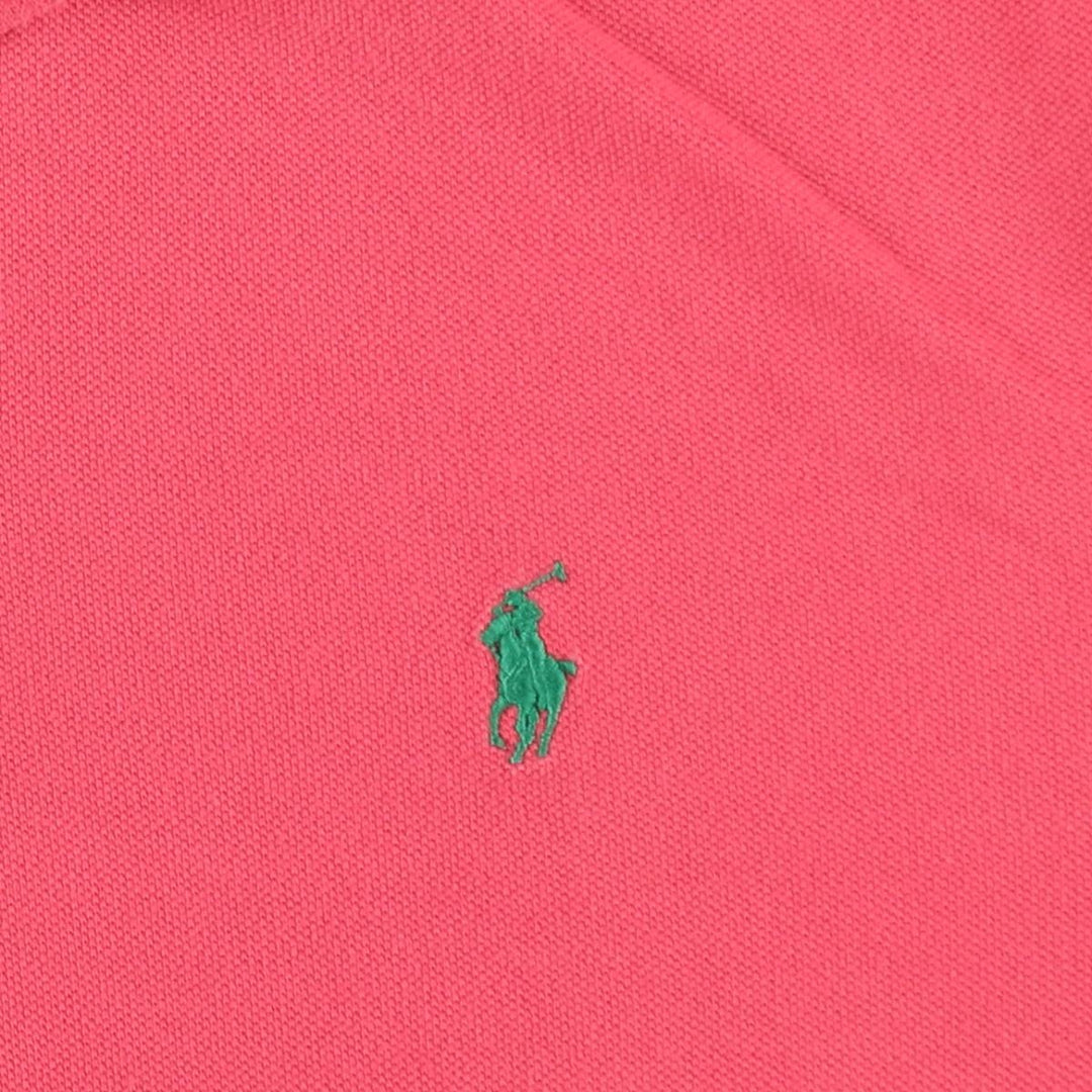 Ralph Lauren POLO RALPH LAUREN CLASSIC FIT short sleeve polo shirt for men size L cotton red type Vintage Second Hand