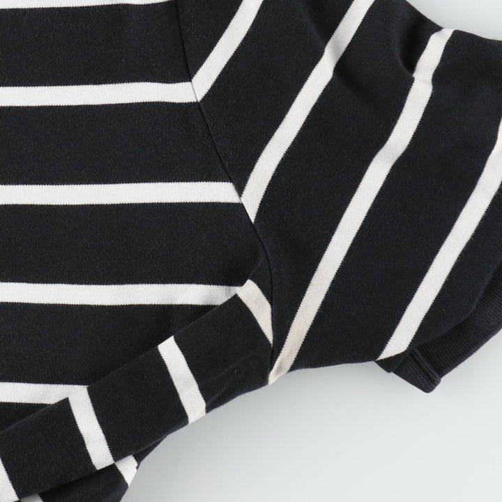 Ralph Lauren POLO RALPH LAUREN Short Sleeve Striped Polo Shirt Men's XL cotton black type Vintage Second Hand