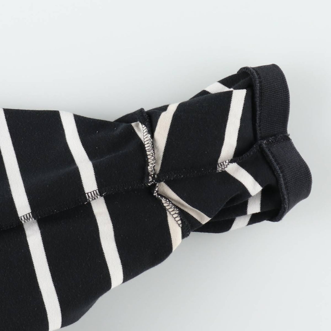 Ralph Lauren POLO RALPH LAUREN Short Sleeve Striped Polo Shirt Men's XL cotton black type Vintage Second Hand
