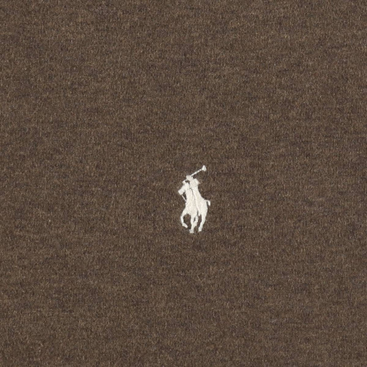 Ralph Lauren POLO RALPH LAUREN short sleeve polo shirt men's XL equivalent cotton brown type Vintage Second Hand