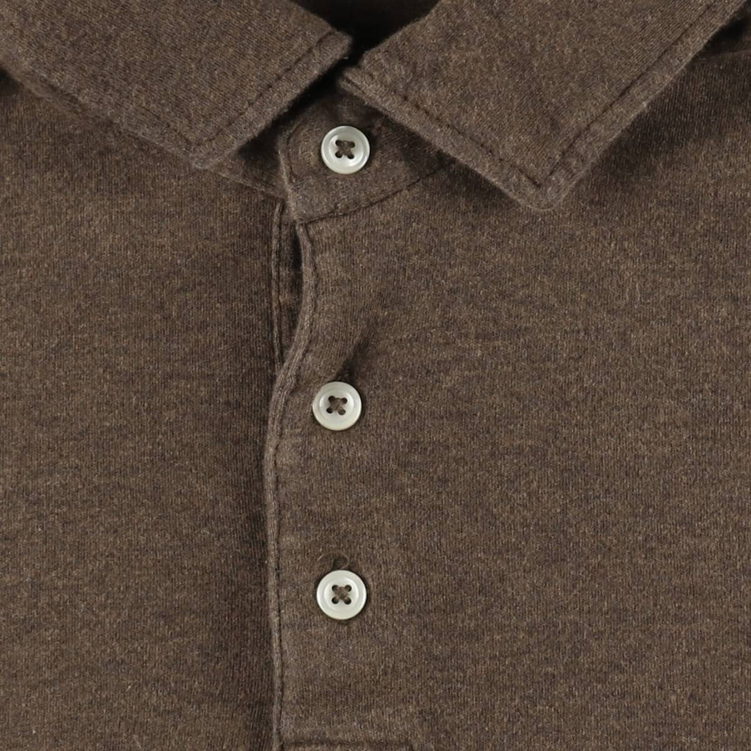 Ralph Lauren POLO RALPH LAUREN short sleeve polo shirt men's XL equivalent cotton brown type Vintage Second Hand