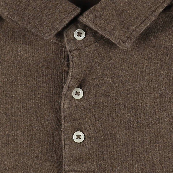 Ralph Lauren POLO RALPH LAUREN short sleeve polo shirt men's XL equivalent cotton brown type Vintage Second Hand