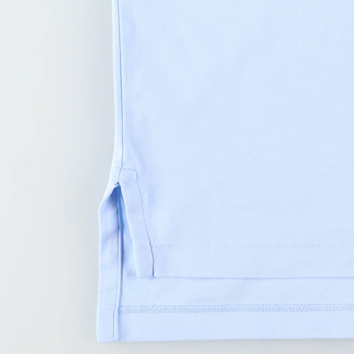 Ralph Lauren POLO RALPH LAUREN short sleeve polo shirt men's size L cotton Blue type light blue Vintage Second Hand