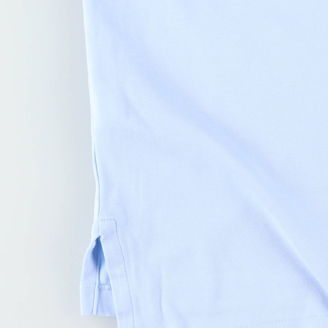 Ralph Lauren POLO RALPH LAUREN short sleeve polo shirt men's size L cotton Blue type light blue Vintage Second Hand