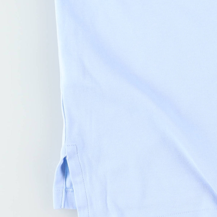 Ralph Lauren POLO RALPH LAUREN short sleeve polo shirt men's size L cotton Blue type light blue Vintage Second Hand