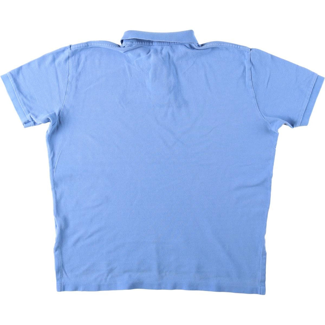 Ralph Lauren POLO RALPH LAUREN short sleeve polo shirt men's size L cotton blue type Vintage Second Hand