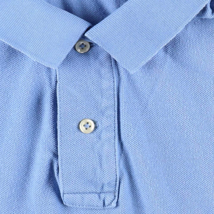 Ralph Lauren POLO RALPH LAUREN short sleeve polo shirt men's size L cotton blue type Vintage Second Hand