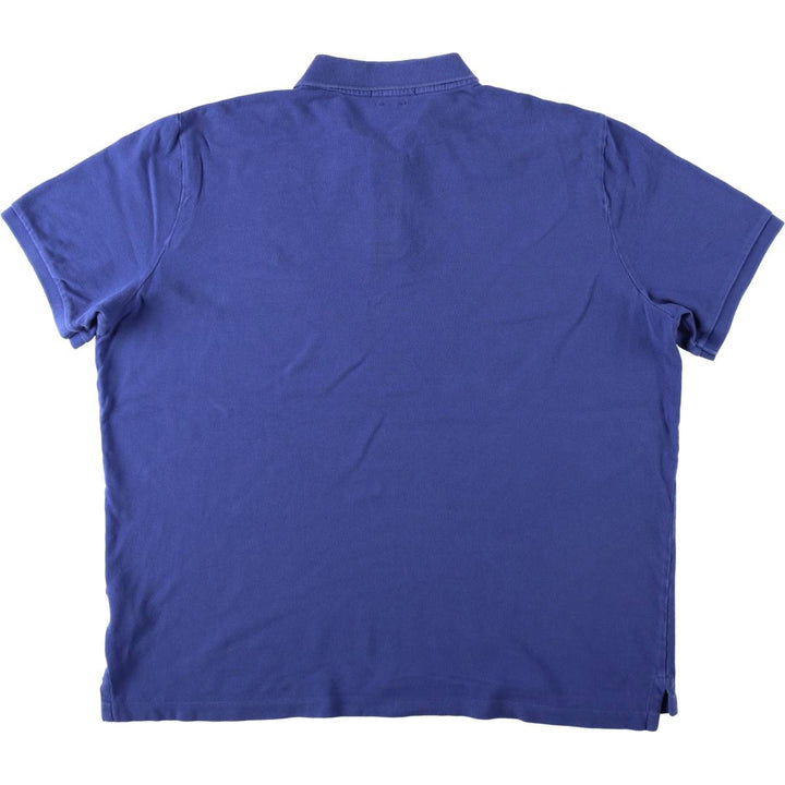 Ralph Lauren POLO RALPH LAUREN CLASSIC FIT short sleeve polo shirt men's XL equivalent cotton blue type Vintage Second Hand