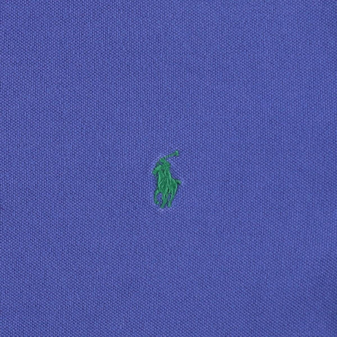 Ralph Lauren POLO RALPH LAUREN CLASSIC FIT short sleeve polo shirt men's XL equivalent cotton blue type Vintage Second Hand