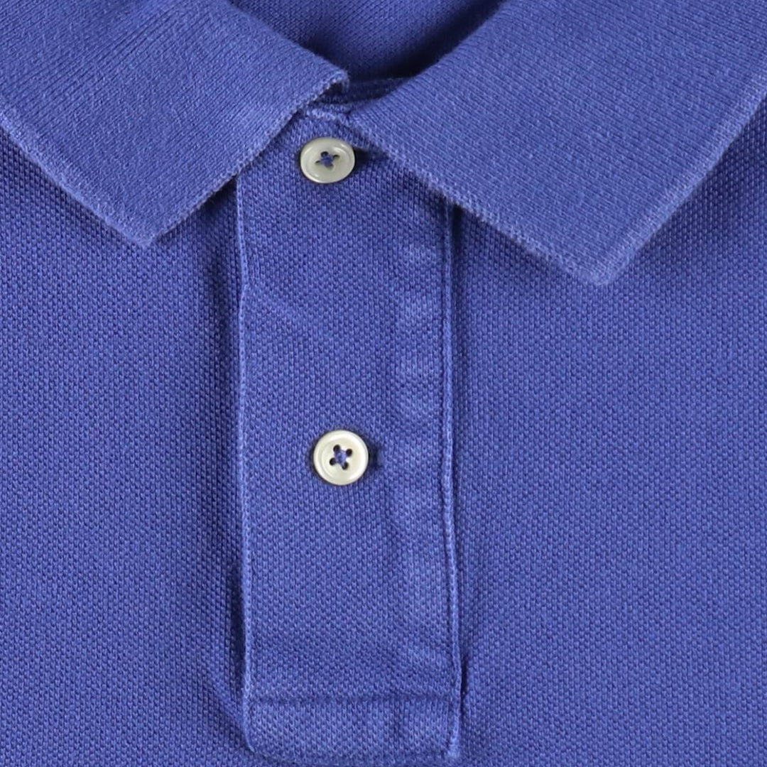 Ralph Lauren POLO RALPH LAUREN CLASSIC FIT short sleeve polo shirt men's XL equivalent cotton blue type Vintage Second Hand