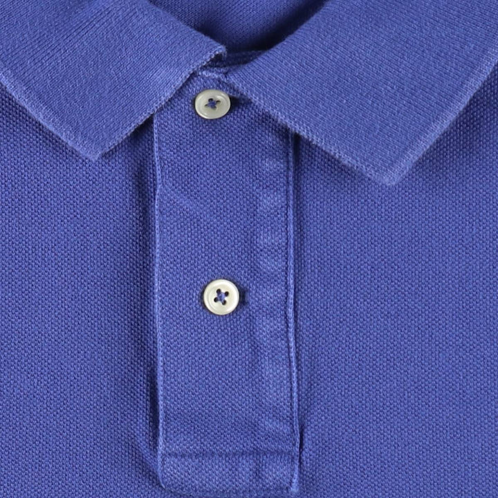 Ralph Lauren POLO RALPH LAUREN CLASSIC FIT short sleeve polo shirt men's XL equivalent cotton blue type Vintage Second Hand