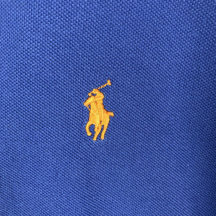 Ralph Lauren POLO RALPH LAUREN CLASSIC FIT short sleeve polo shirt for men size L cotton Blue type light blue Vintage Second Hand