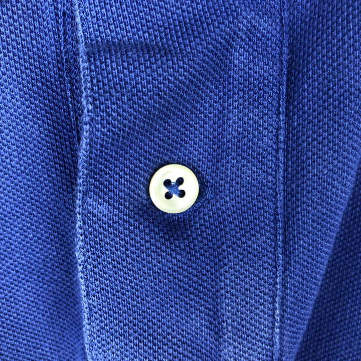 Ralph Lauren POLO RALPH LAUREN CLASSIC FIT short sleeve polo shirt for men size L cotton Blue type light blue Vintage Second Hand