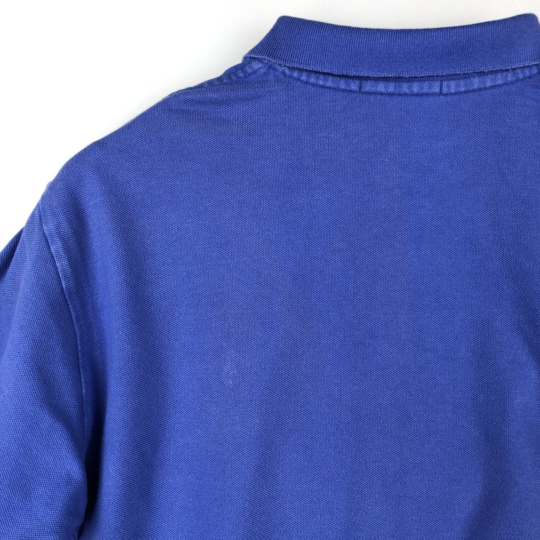 Ralph Lauren POLO RALPH LAUREN CLASSIC FIT short sleeve polo shirt for men size L cotton Blue type light blue Vintage Second Hand