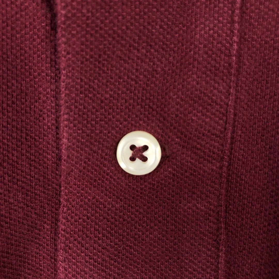 Ralph Lauren POLO RALPH LAUREN CLASSIC FIT short sleeve polo shirt men's XL equivalent cotton Red type red-purple Vintage Second Hand