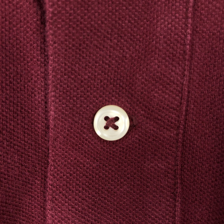 Ralph Lauren POLO RALPH LAUREN CLASSIC FIT short sleeve polo shirt men's XL equivalent cotton Red type red-purple Vintage Second Hand