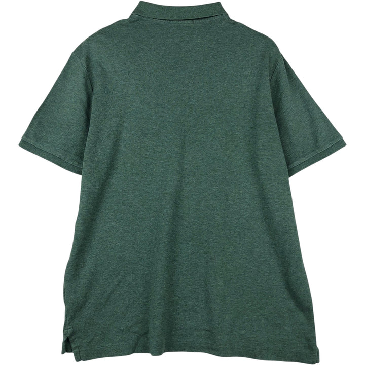 Ralph Lauren POLO RALPH LAUREN short sleeve polo shirt men's size L cotton green type Vintage Second Hand