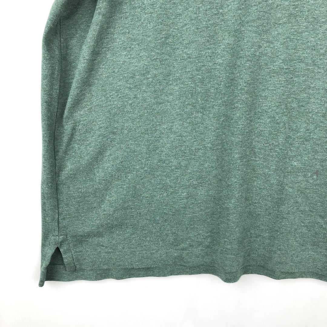 Ralph Lauren POLO RALPH LAUREN short sleeve polo shirt men's size L cotton green type Vintage Second Hand