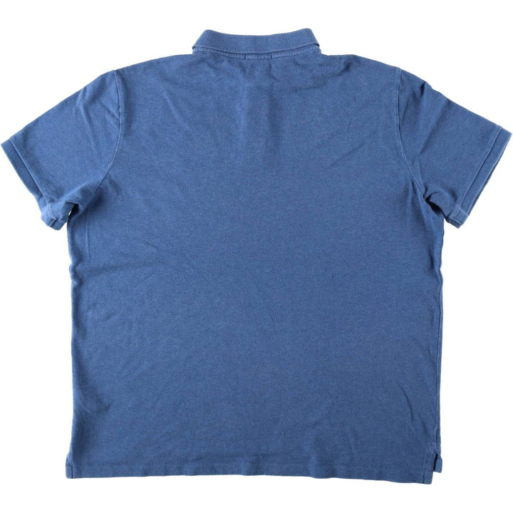 Ralph Lauren POLO RALPH LAUREN CLASSIC FIT short sleeve polo shirt men's XL equivalent cotton blue type Vintage Second Hand
