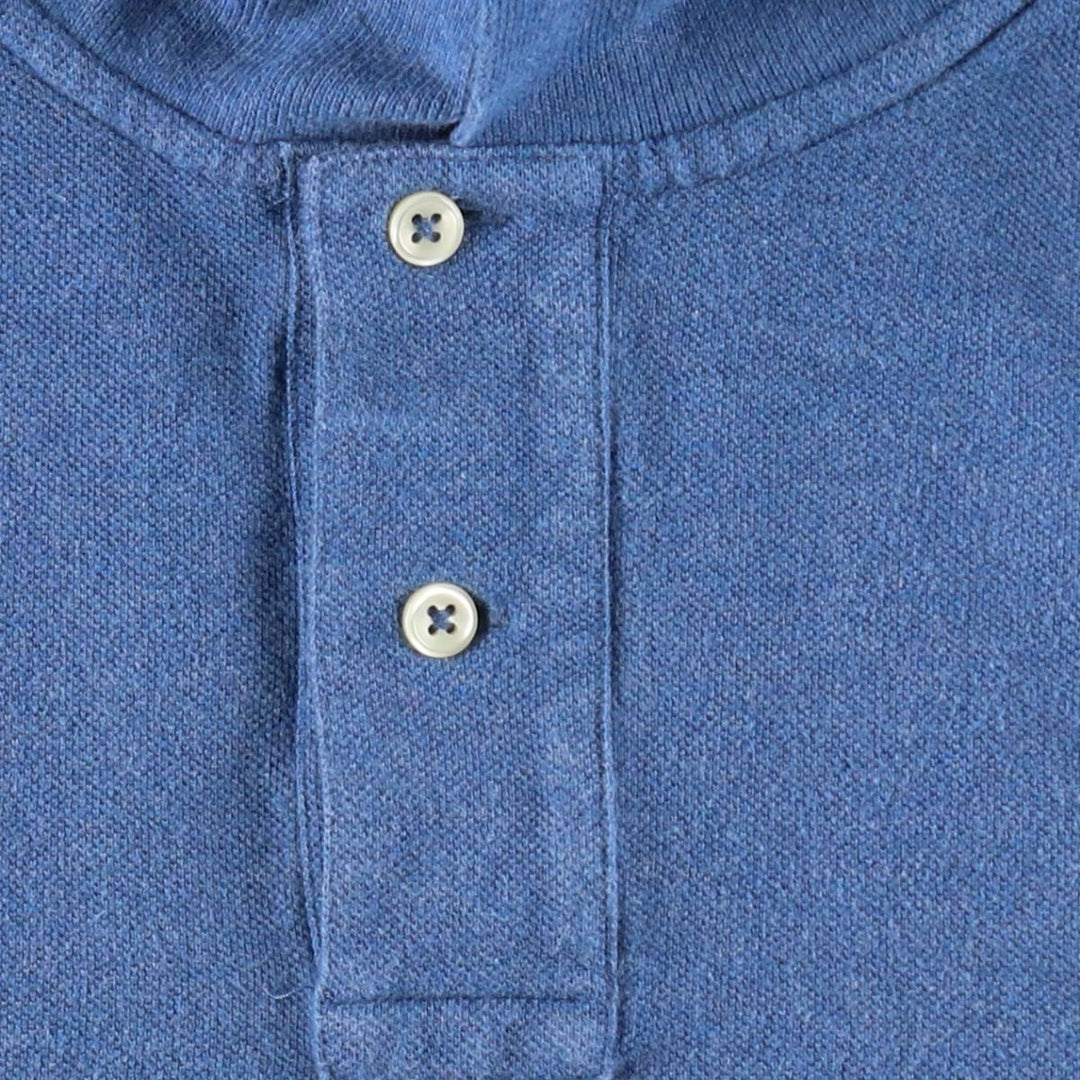 Ralph Lauren POLO RALPH LAUREN CLASSIC FIT short sleeve polo shirt men's XL equivalent cotton blue type Vintage Second Hand