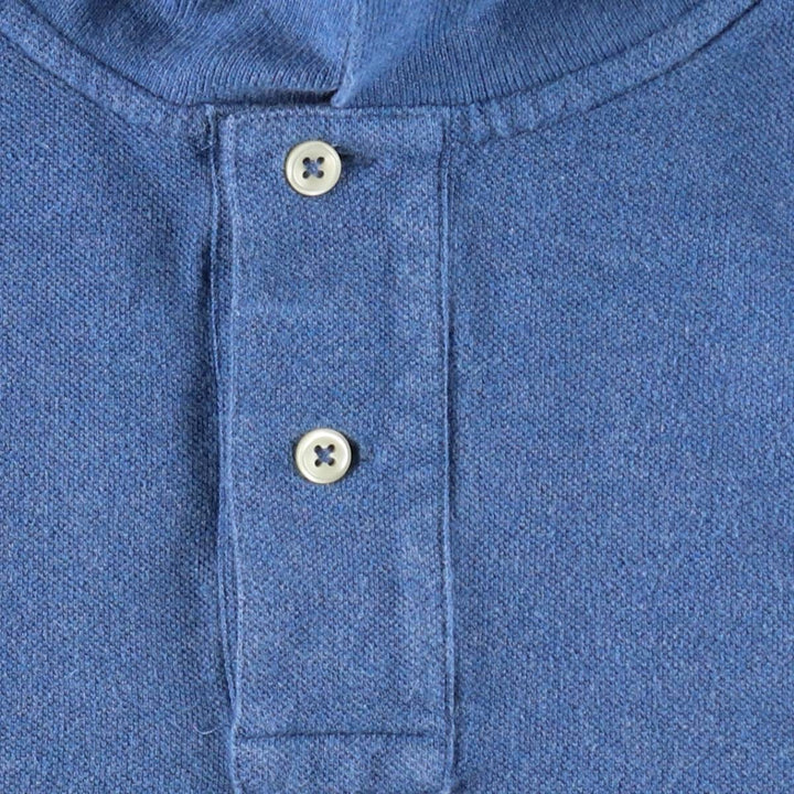 Ralph Lauren POLO RALPH LAUREN CLASSIC FIT short sleeve polo shirt men's XL equivalent cotton blue type Vintage Second Hand
