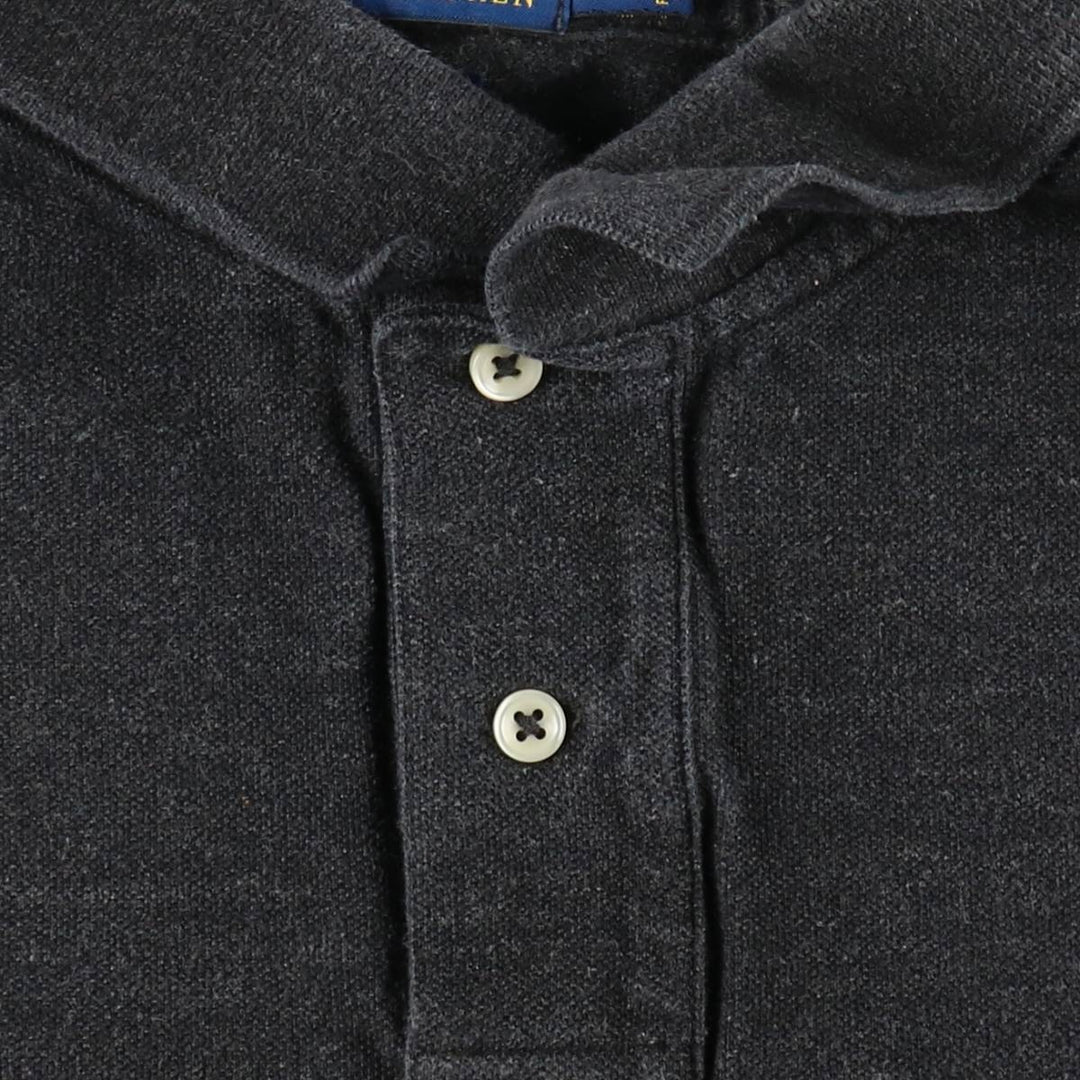 Ralph Lauren POLO RALPH LAUREN CLASSIC FIT short sleeve polo shirt men's XL equivalent cotton Charcoal Vintage Second Hand