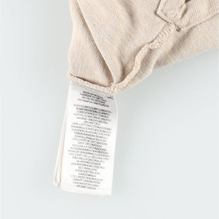 Ralph Lauren POLO RALPH LAUREN CUSTOM SLIM FIT short sleeve polo shirt men's size M cotton Beige type Vintage Second Hand