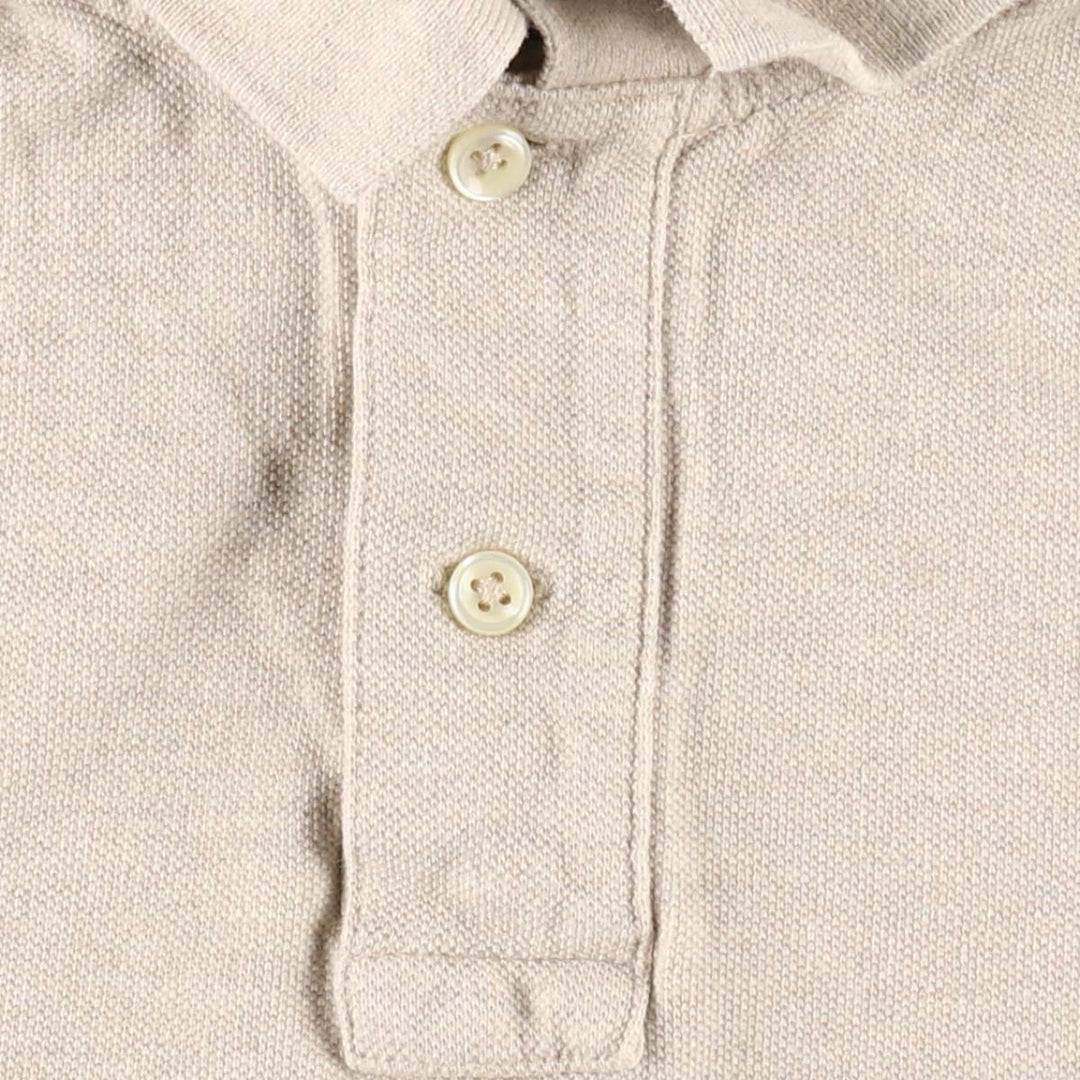 Ralph Lauren POLO RALPH LAUREN CUSTOM SLIM FIT short sleeve polo shirt men's size M cotton Beige type Vintage Second Hand