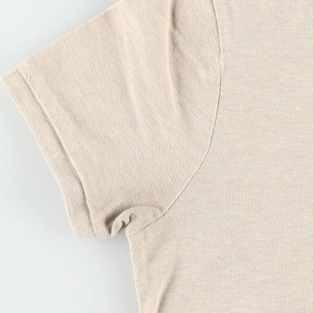 Ralph Lauren POLO RALPH LAUREN CUSTOM SLIM FIT short sleeve polo shirt men's size M cotton Beige type Vintage Second Hand