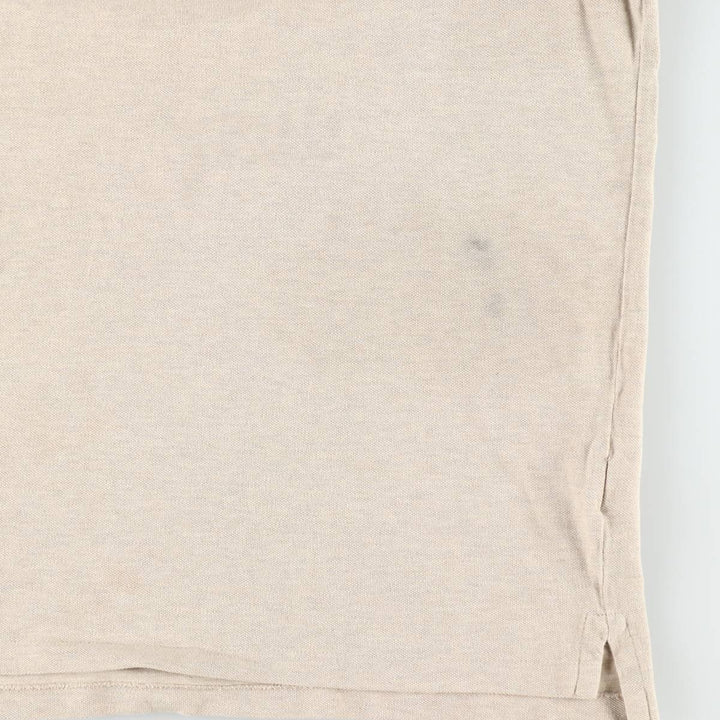 Ralph Lauren POLO RALPH LAUREN CUSTOM SLIM FIT short sleeve polo shirt men's size M cotton Beige type Vintage Second Hand