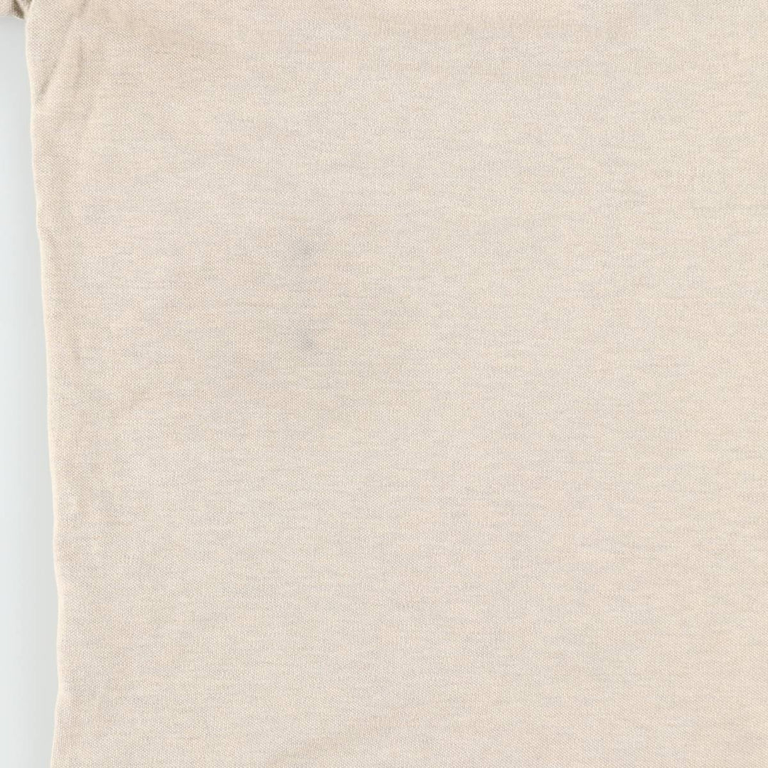 Ralph Lauren POLO RALPH LAUREN CUSTOM SLIM FIT short sleeve polo shirt men's size M cotton Beige type Vintage Second Hand