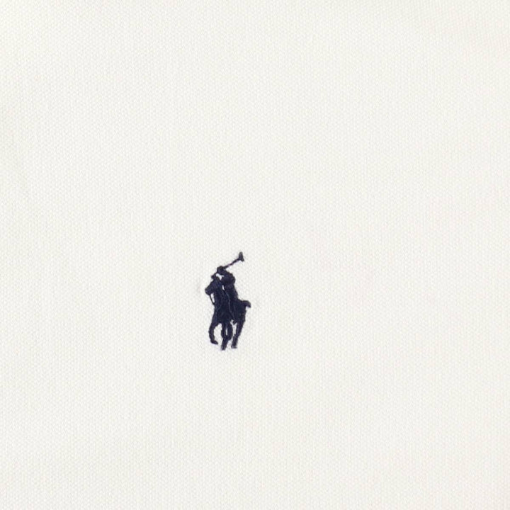 Ralph Lauren POLO RALPH LAUREN CLASSIC FIT short sleeve polo shirt for men size L cotton white type Vintage Second Hand