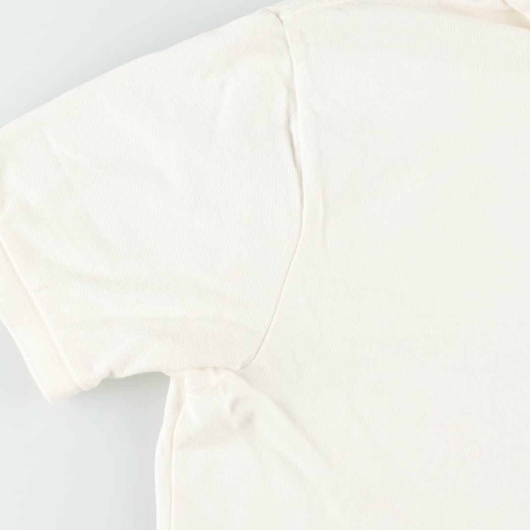 Ralph Lauren POLO RALPH LAUREN CLASSIC FIT short sleeve polo shirt for men size L cotton white type Vintage Second Hand