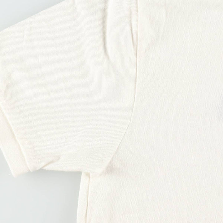 Ralph Lauren POLO RALPH LAUREN CLASSIC FIT short sleeve polo shirt for men size L cotton white type Vintage Second Hand