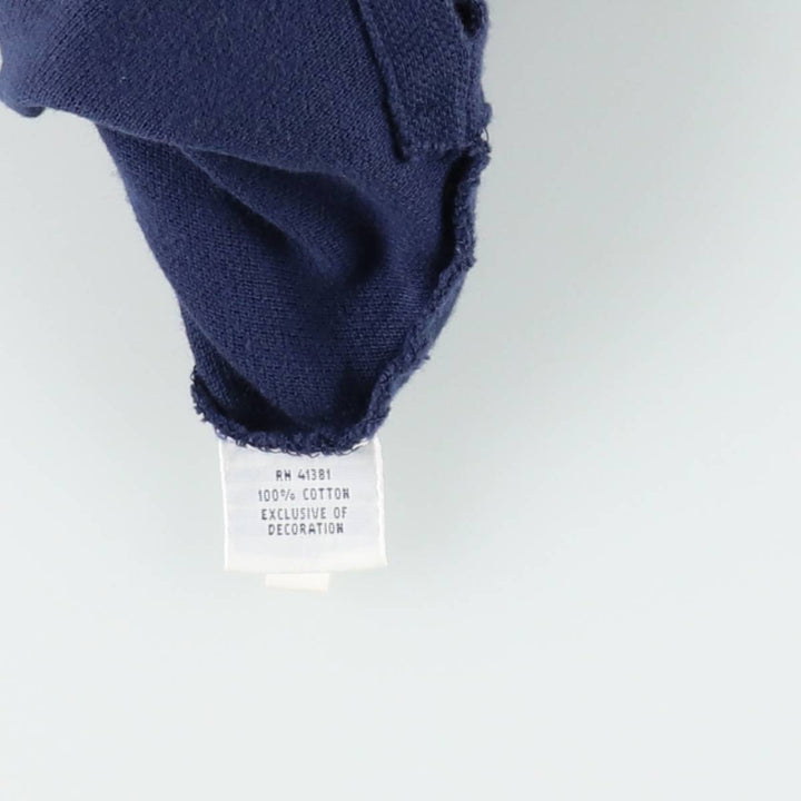 Ralph Lauren POLO RALPH LAUREN short sleeve polo shirt men's XL equivalent cotton navy blue type Vintage Second Hand