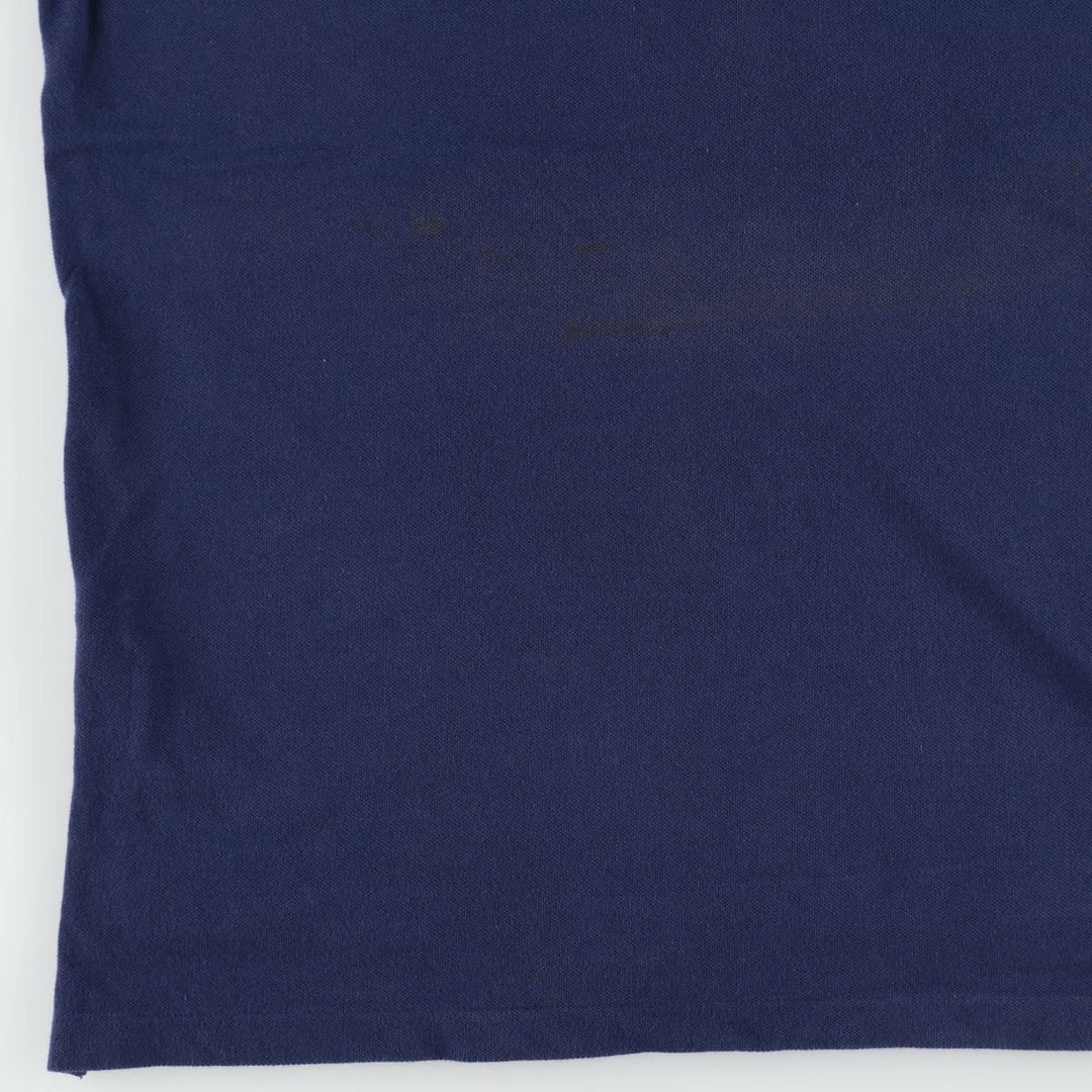 Ralph Lauren POLO RALPH LAUREN short sleeve polo shirt men's XL equivalent cotton navy blue type Vintage Second Hand