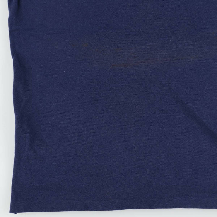 Ralph Lauren POLO RALPH LAUREN short sleeve polo shirt men's XL equivalent cotton navy blue type Vintage Second Hand